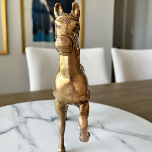 1900’s Brass Horse figurine  - Picture 6 of 11